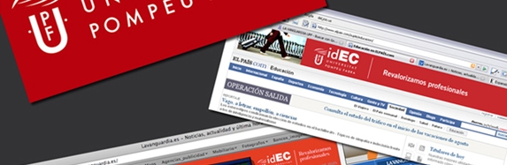 IDEC Universidad Pompeu Fabra. Campaña online 2009